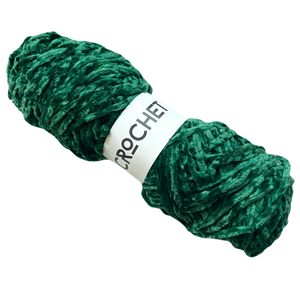 Thin Velvet Yarn - Green