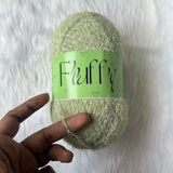 Fluffy Yarn - Weed Green