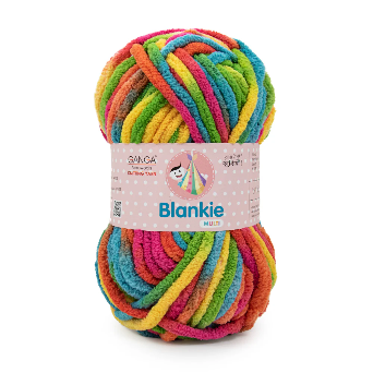 Ganga Velvet Blankie - Rainbow