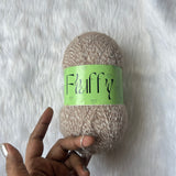 Fluffy Yarn - Brown