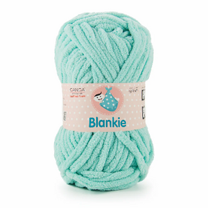 Ganga Velvet Blankie - Light Turquoise