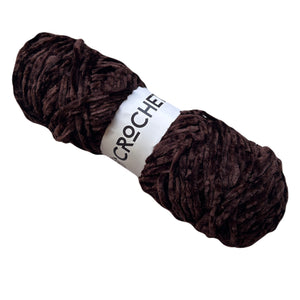 Thin Velvet Yarn - Brown