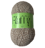 Fluffy Yarn - Brown