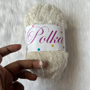 Polka Yarn - Off White