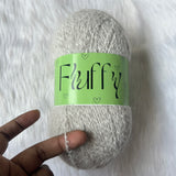 Fluffy Yarn - Ash