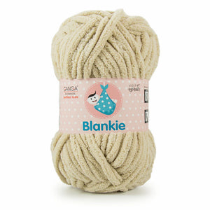 Ganga Velvet Blankie - Beige