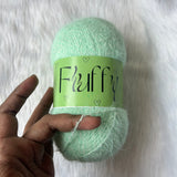 Fluffy Yarn - Sea Green