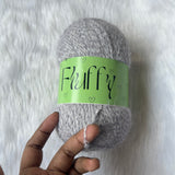 Fluffy Yarn - Grey